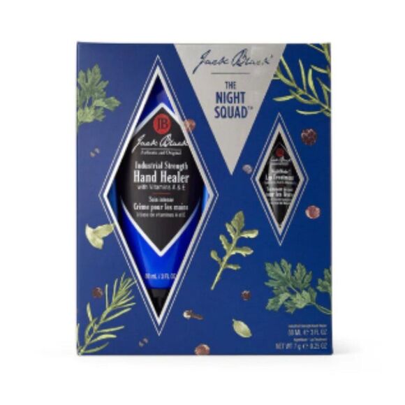 BNWT - JACK BLACK THE NIGHT SQUAD SET - HAND HEALER & LIP TREATMENT - Picture 1 of 3